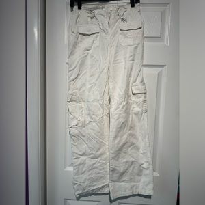 Brandy Melville Kim Cargo Pants, White